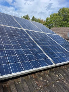 Clean solar panels after professional cleaning in South East Melbourne